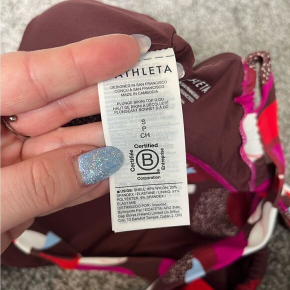 Athleta Plunge Bikini Top  D-DD - Picture 10 of 13